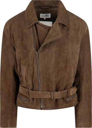 Maison Margiela Biker Jacket - Brown