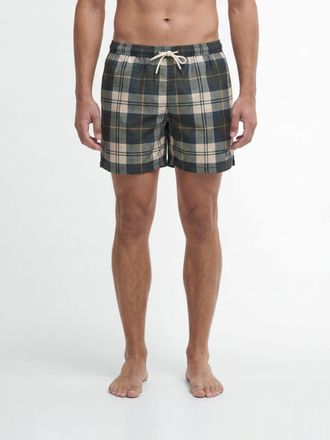 Barbour Costume da bagno boxer in poliestere tartan Barbour