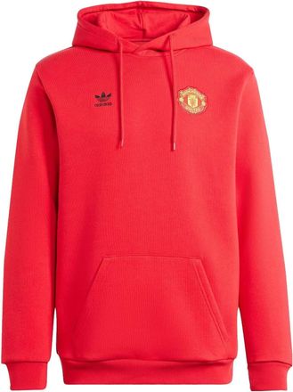 adidas Manchester United Trefoil Hoodie Red IK8706