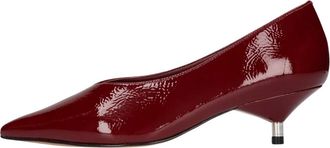 Carrano Lakleren Pomp - Dames - Pumps - Rood - 36 EU - Leer - Schoenen