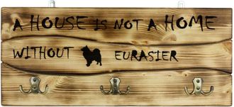 OEM Eurasier, Eurasian - Percha Con Perro, Expositor De Medallas, Decoraci&oacute;n Del Hogar De Art-dog