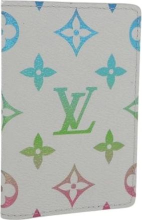 Louis Vuitton Pre-owned Wallets, female, Multicolor, Size: ONE SIZE Pre-owned Canvas Wallet