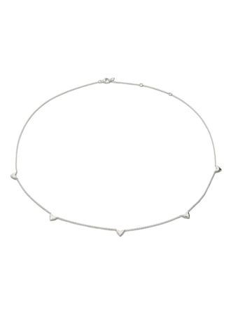 Monica Vinader Heart Station sterling silver necklace - women - Sterling Silver - One Size