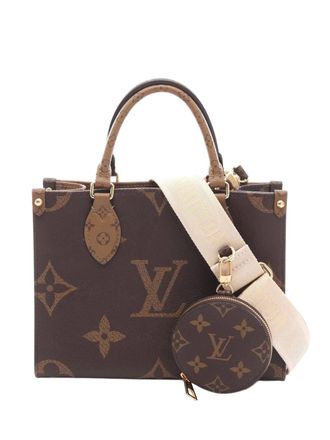 Louis Vuitton 2021-2025 Monogram Reverse Giant OnTheGo PM handbag - Bruin