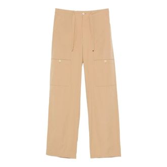 Jil Sander Straight Trousers, male, Beige, Size: M 235 Pantalone