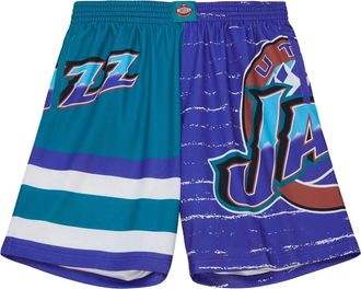 Mitchell & Ness Shorts Utah Jazz Jumbotron 3.0 - Blu