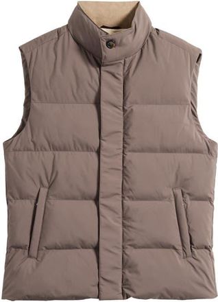 Aurélien Waterproof Quilted Vest in Ash Grey at Nordstrom, Size Xx-Large
