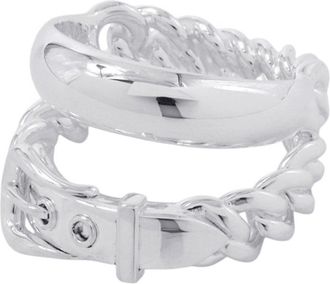 Herm&egrave;s Silver 925 Band Ring (Pre-Owned)