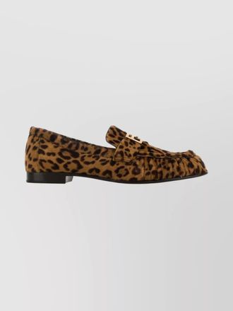 Fendi leather loafers