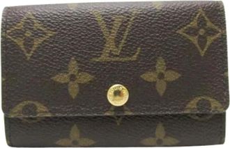 Louis Vuitton Pre-owned Fabric key-holders - Dames - Vintage Accessoires - Bruin - ONE Size - Vintage