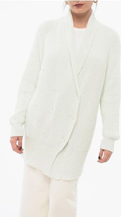 Bruno Manetti Double-breasted Cotton Chenille Cardigan size 42
