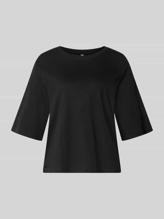 Soyaconcept Boxy Fit T-Shirt aus Bio-Baumwolle Modell Derby in BLACK, Gr&ouml;&szlig;e XXL