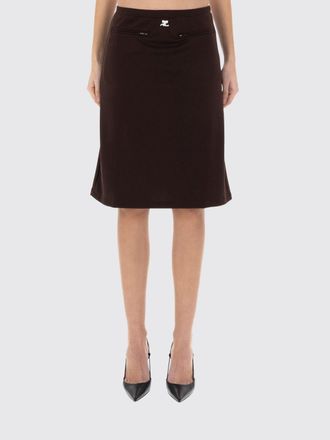 Courr&egrave;ges Skirt COURR&Egrave;GES Woman color Burnt