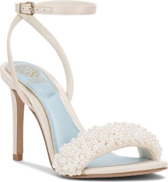 Vince Camuto Arleem Ankle Strap Sandal in Milk at Nordstrom, Size 6