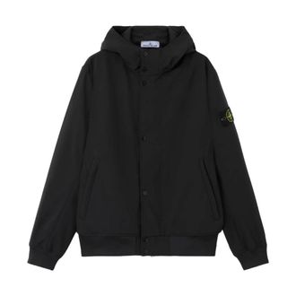 Stone Island Hombre, Chaquetas, Negro, Talla: L