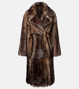 Yves Salomon Reversible shearling and leather coat