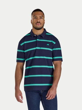 Raging Bull Thick Stripe Rugby Shirt in Navy at Nordstrom, Size Xxx-Large