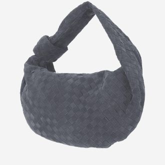 Bottega Veneta Womens Handbag Jodie Grey Lambskin Leather Handbags Hand Bags
