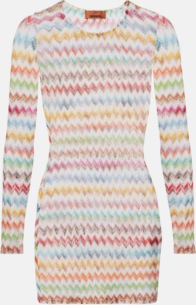 Missoni Zigzag lam&eacute; minidress