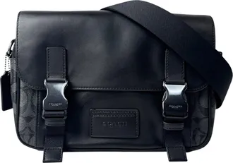 Coach Black Leather Shoulder Bag (Pre-Owned)