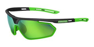 Salice 018 RWX NERO/RW VERDE Mens Sunglasses Green Size Standard