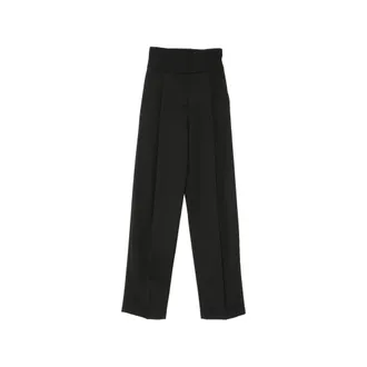Elisabetta Franchi High-waisted Wide-leg Trousers