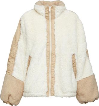 OOF Wear Faux Fur & Shearling Jackets, female, Multicolor, Size: 2XS White Short Faux Fur Jacket