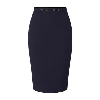 Elisabetta Franchi Dames, Rokken, Blauw, Maat: 2XL Poliester
