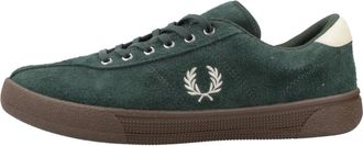 Fred Perry Tennis Shoe Suede - Heren - Schoenen - Groen - Maat: 41 EU Su&egrave;de