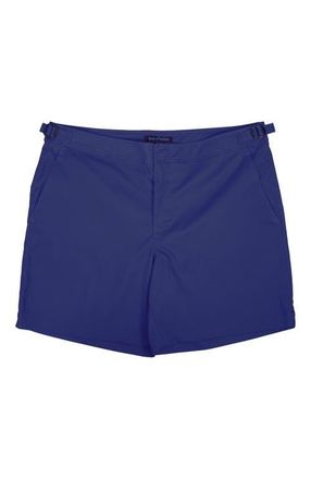 Lords of Harlech Pool Tailored Swim Short in Navy at Nordstrom, Size 32