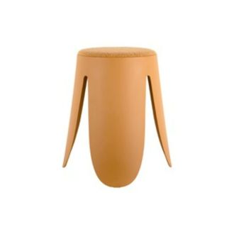 Leitmotiv Taburete de pl&aacute;stico H46cm - Ocre