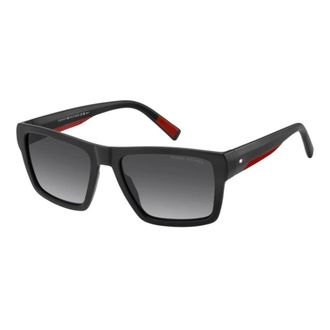 Tommy Hilfiger Square Sunglasses - male - Tommy Hilfiger - Sunglasses - Black - 56 MM - Accessories