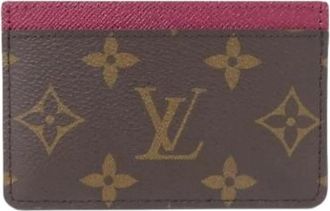 Louis Vuitton Pre-owned Monogram Business card case - Dames - Vintage Accessoires - Bruin - ONE Size - Vintage