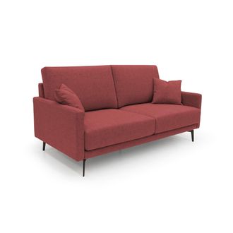 Divani.Store Saturno Sof&aacute; Moderno En Tela Suave E Impermeable 180 Cm Rojo