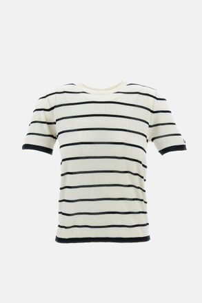 Max Mara White Striped T-Shirt