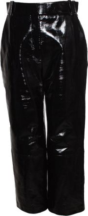 Khaite melie broek in patentenleer