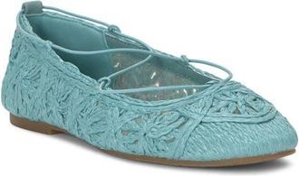Lucky Brand Tennyr Ballet Flat in Teal Lagoon at Nordstrom, Size 6.5