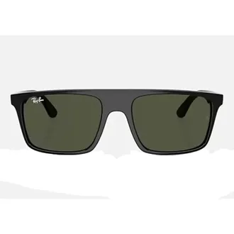 Ray-Ban Green Square Unisex Sunglasses RB2222F 901/31 57