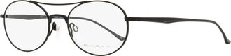 DKNY DO1001 Oval Metal Eyeglasses - Black