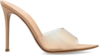Gianvito Rossi Heeled Mules, female, Beige, Size: 8 1/2 US Elle heeled mules