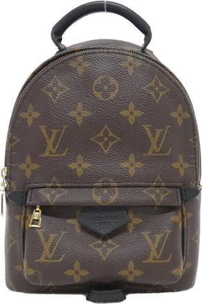 Louis Vuitton Monogram Marron Coated Canvas Backpack (Pre-Owned)