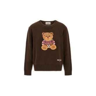 Rue Madam Marvin Love Jumper - Knitwear - Mujer - Marr&oacute;n - L
