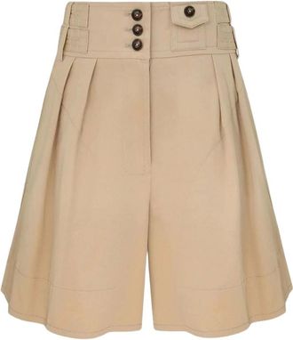 Zimmermann Korte Broeken, Dames, Beige, M, Katoen, Rebellion Cargo Short