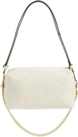 Tory Burch Large Fleming Leather Crossbody in Light Cream at Nordstrom