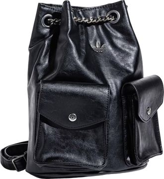 adidas (WMNS) adidas Originals Polyurethane Backpack 8L Black KW4750