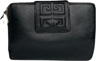 Givenchy Pre-owned Wallets, female, Black, Size: ONE SIZE Pre-owned Leather Wallet