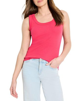 Nic+Zoe Nic+Zoe Petite Perfect Knit Rib Scoop Tank