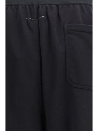 Maison Margiela Mens Cotton Sweatpants Black Trousers