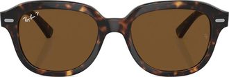 Ray-Ban Erik round-frame sunglasses - unisex - Acetate - 53 - Green
