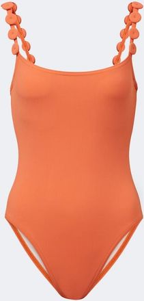 Karla Colletto Sadie appliqu&eacute; swimsuit